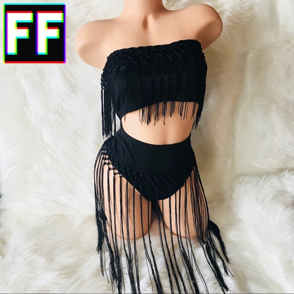 TASSEL CUTOUT COVERUP SET ✖️ - Picture 8 of 9